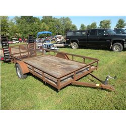 2012 14' P&T rampgate trailer SN#-5JTAU1213CA040020