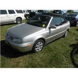 2001 Volkswagon Cabrio SN#-3VWDC21V31M809762