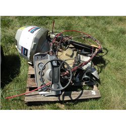 Evinrude 85hp motor w/controls
