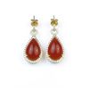 Image 2 : 18CAI-37 FIRE OPAL EARRINGS