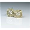 Image 3 : 18CAI-10 IDEAL CUT DIAMOND EARRINGS