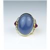 Image 1 : 18CAI-11 LAVENDER COLORED CHALCEDONY CABOCHON