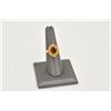 Image 1 : 18RPS-29 ORANGE SAPPHIRE & DIAMOND RING