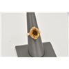Image 2 : 18RPS-29 ORANGE SAPPHIRE & DIAMOND RING