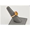 Image 3 : 18RPS-29 ORANGE SAPPHIRE & DIAMOND RING