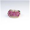 Image 2 : 18CAI-45 PINK TOURMALINE & DIAMOND RING