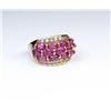 Image 3 : 18CAI-45 PINK TOURMALINE & DIAMOND RING