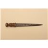 Image 1 : 18KO-7 LATE 18TH TO 19TH CENT. DAGGER SIMPSON MKD