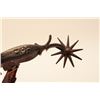 Image 3 : 18KO-38 SOUTHWESTERN SPURS SILVER INLAY LEATHER
