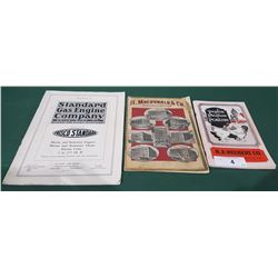 3 EARLY 1900'S CATALOGUES