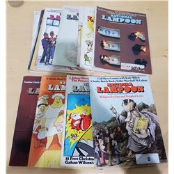14 VINTAGE 1970'S NATIONAL LAMPOON MAGAZINES