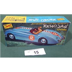 VINTAGE LINDBERG XK 140 JAG CAR MODEL KIT