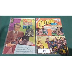 10 CENT CHEYENNE KID & 15 CENT THE WILD WILD WEST COMICS