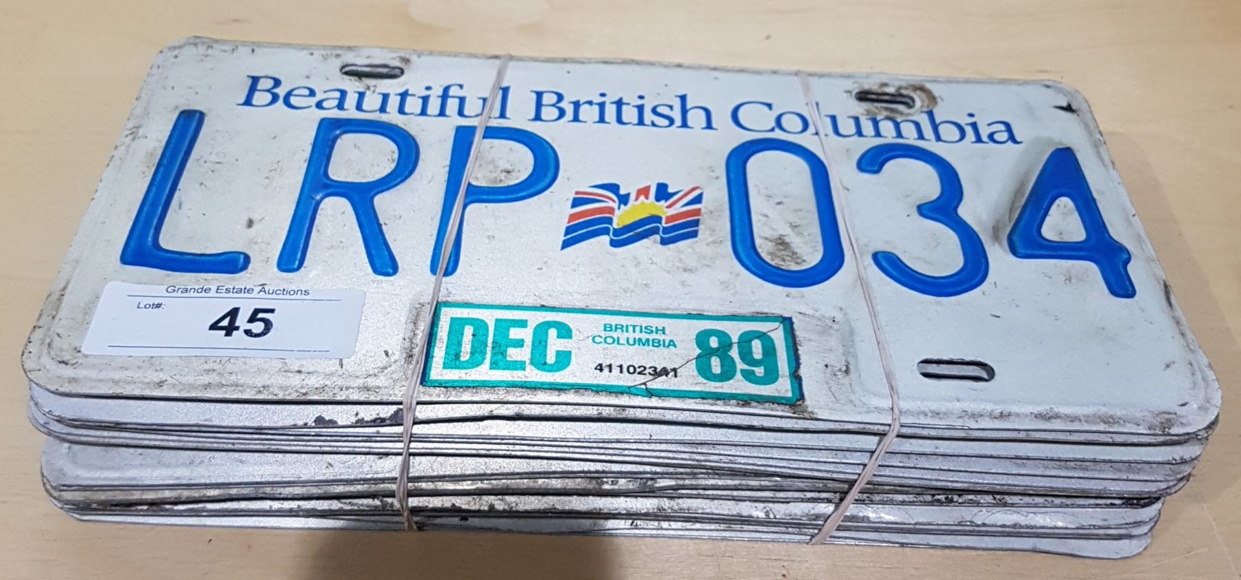 14 BC LICENSE PLATES