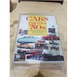 CARS OF THE FABULOUS 50'S LARGE HARDCOVER BOOK