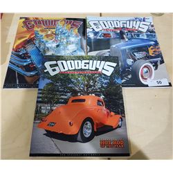 3 GOOD GUYS COLLECTILBE HOT ROD CAR MAGAZINES