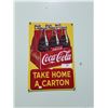 Image 1 : COCA COLA EMBOSSED SIGN