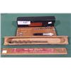 Image 1 : 2 VINTAGE WOOD TOOL BOXES W/CONTENTS