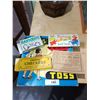 Image 1 : 5 PCS OF VINTAGE GAMES, PAINT TIN ETC
