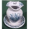Image 1 : VINTAGE DUDLEY WATER PITCHER/SAUCER VANITY WARE