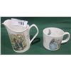 Image 1 : WEDGWOOD BEATRIX POTTER SERIES MILK PITCHER & MUG
