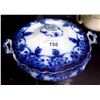 Image 1 : ANTIQUE MYOTT FLOW BLUE LIDDED VEGETABLE DISH