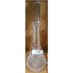 PINWHEEL CRYSTAL VASE