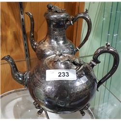 VINTAGE SILVER PLATE COFFEE & TEAPOT