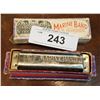 Image 1 : 2 VINTAGE HOHNER MARINE BAND HARMONICAS IN ORIGINAL BOXES