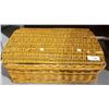 Image 1 : VINTAGE WICKER PICNIC BASKET