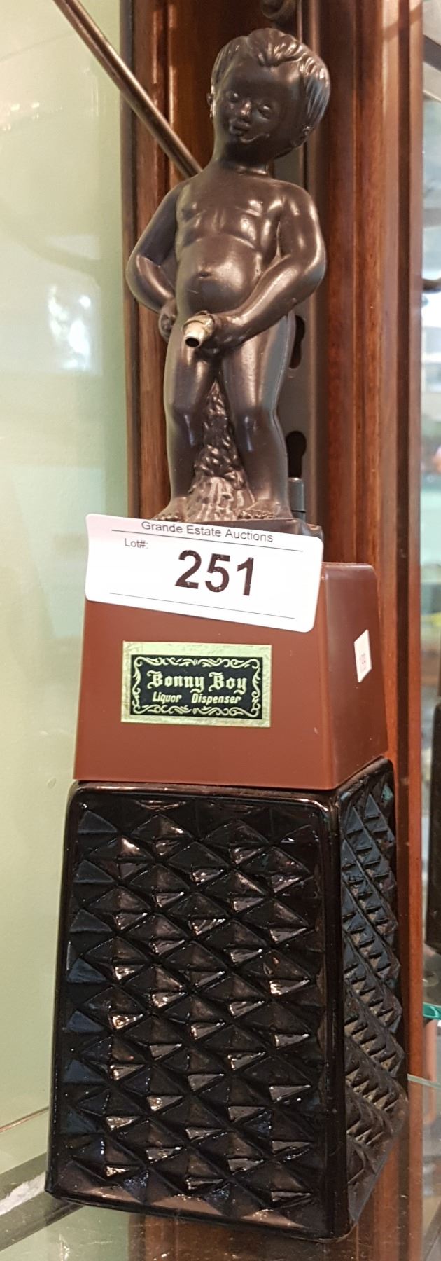 VINTAGE NOVELTY DANNY BOY LIQUOR DISPENSER