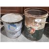 Image 1 : VINTAGE BA GALLON OIL BUCKET & NORTH STAR GREASE PAIL