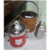 Image 1 : 2 VINTAGE ICE BUCKETS & MARTINI SHAKER