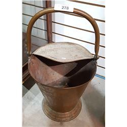 COPPER COAL BUCKET