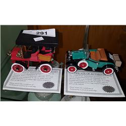 TWO DIE CAST CARS