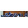 Image 1 : SHELF BLUE & WHITE PORCELAIN DÉCOR