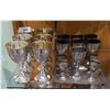 Image 1 : ORNATE 18 PC SILVER PLATE GOBLET SET