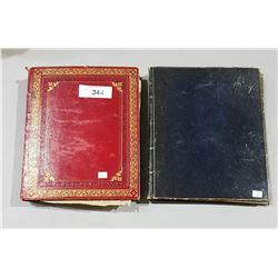 2 ANTIQUE SCRAP BOOKS