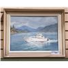 Image 1 : FRAMED OIL ON BOARD SIGNED M MCDONALD