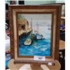 Image 1 : FRAMED OIL ON BOARD SIGNED LEA LUND