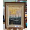 Image 1 : FRAMED OIL ON BOARD SIGNED F. MCDONALD