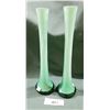 Image 1 : PAIR CASED ART GLASS BUD VASES