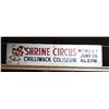 Image 1 : VINTAGE HAND PAINTED SHRINE CIRCUS SIGN