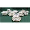 Image 1 : 19 PCS WEDGWOOD HAND PAINTED CHINA