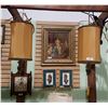 Image 1 : PAIR VINTAGE HANGING LAMPS