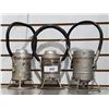 Image 1 : 3 VINTAGE RAILWAY LANTERNS