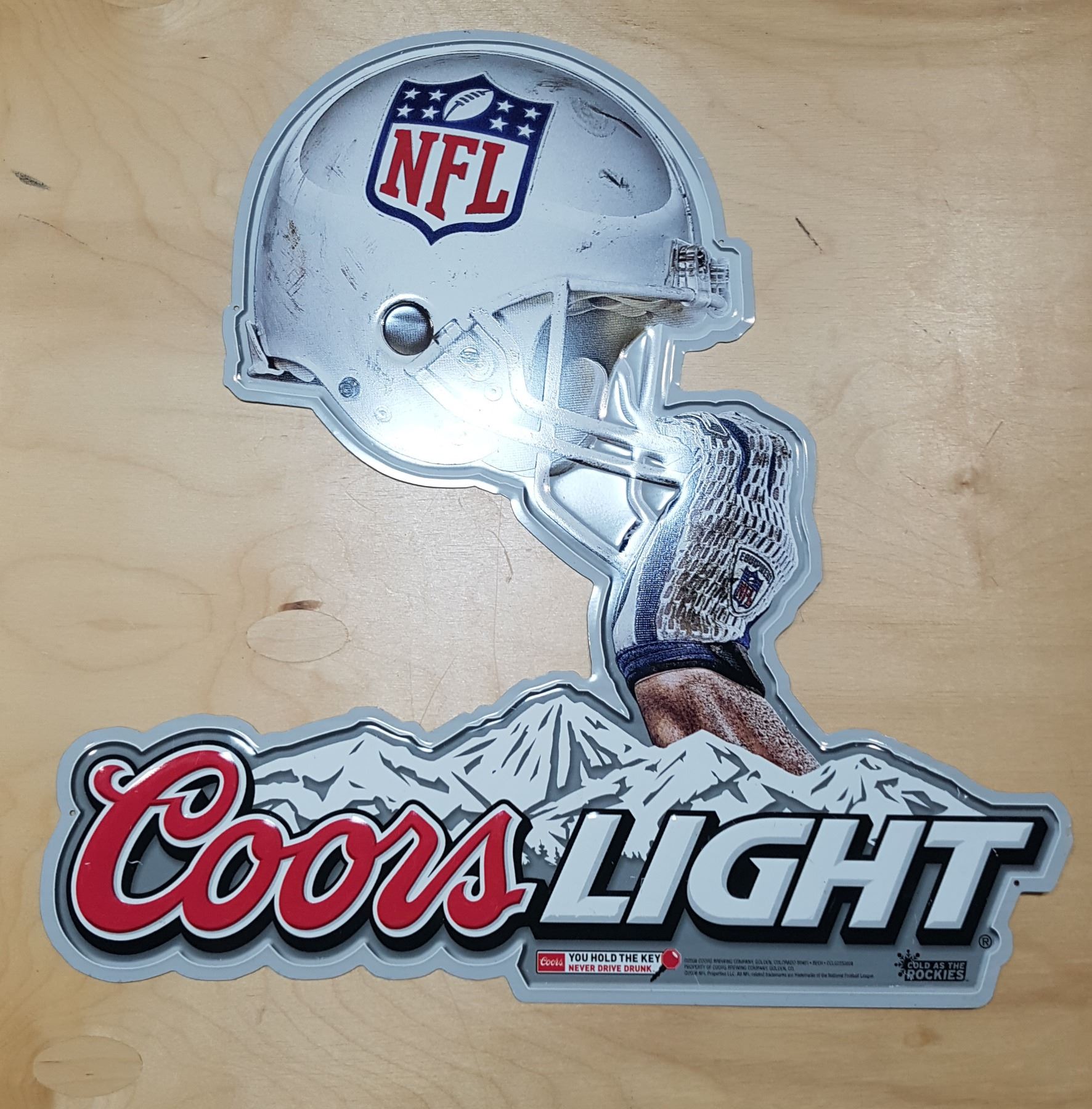 coors light football helmet neon sign Round LED for Bar & Man Cave Dcor Deen neon Coors Light LED Neon Sign chills your space with brewery cool. ORIGINAL COORS LIGHT NFL TIN