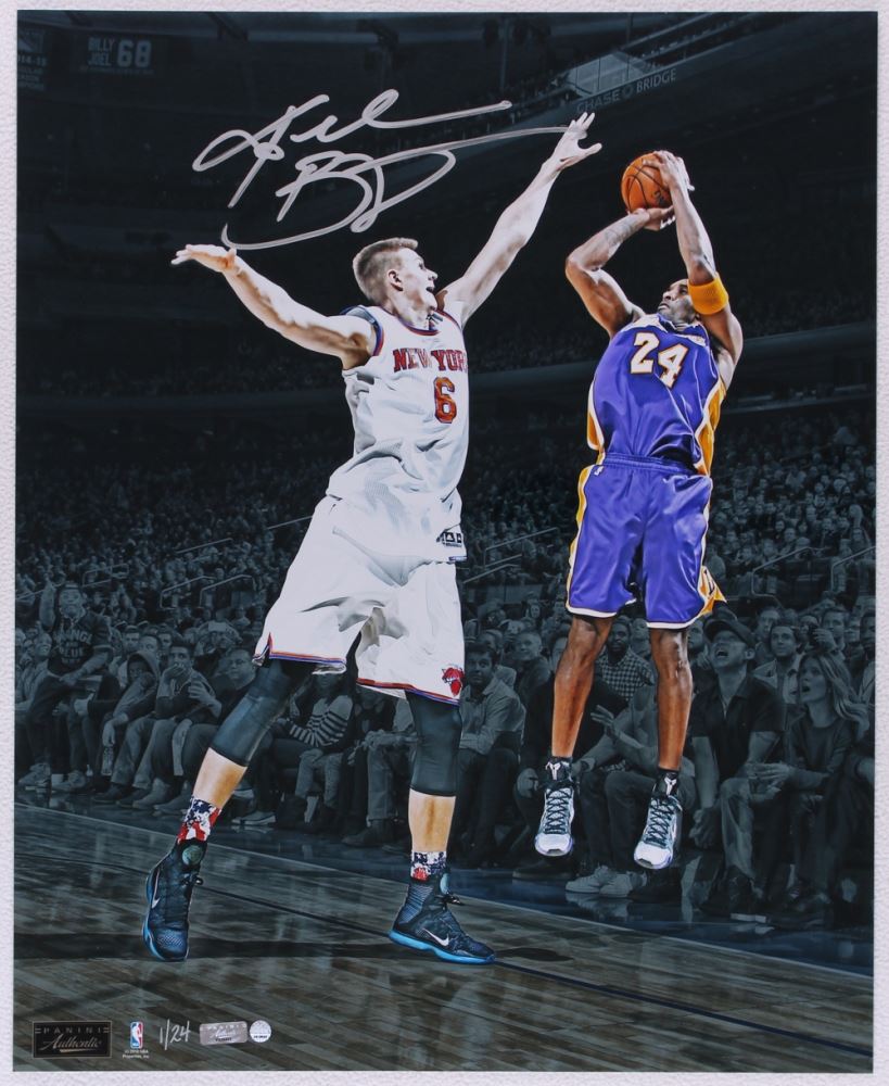 Kobe Bryant Signed Lakers Last Game At Madison Square Garden