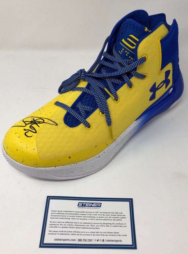 steph curry signed shoes