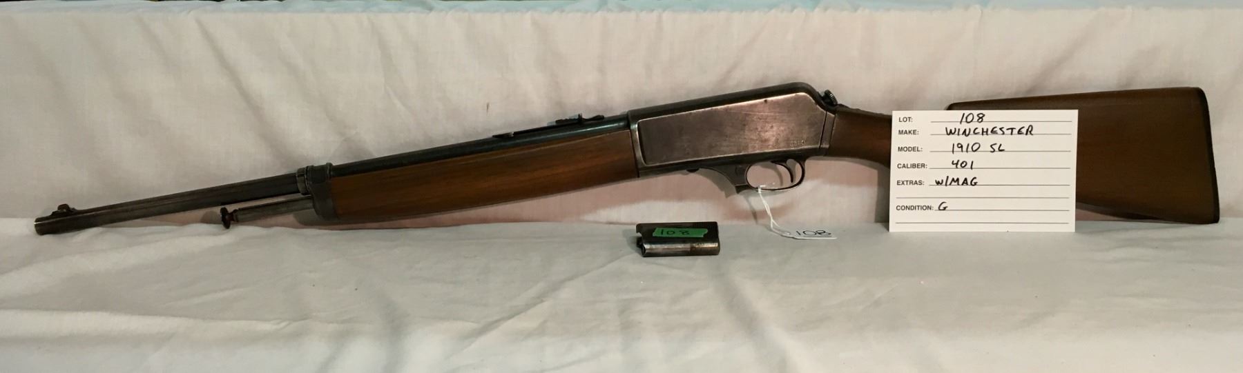 WINCHESTER, 1910 SL, .401